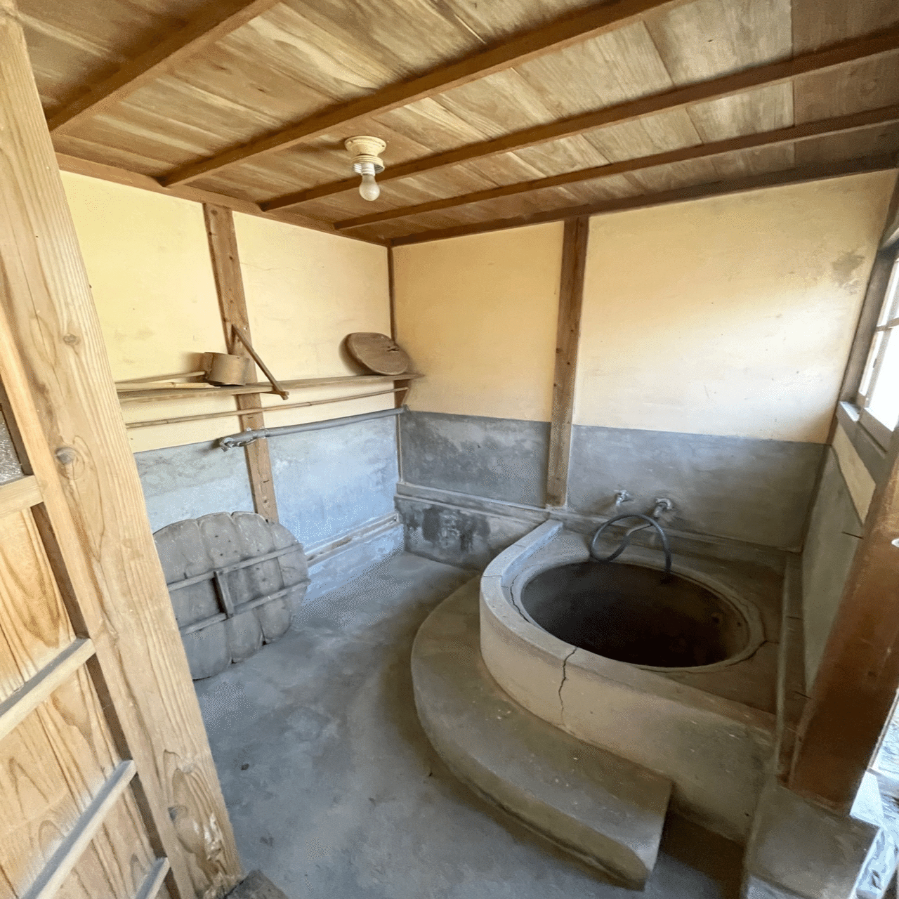 五右衛門風呂の改修工事｜大塚仁美#古民家宿傳次denji