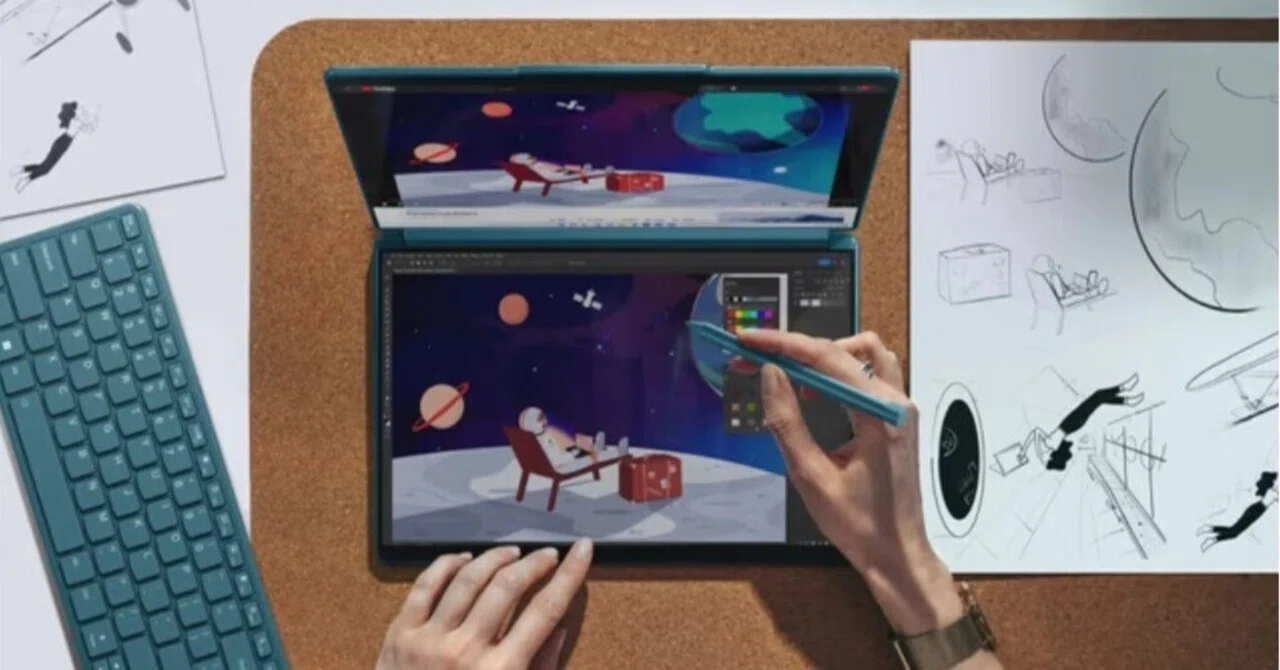 Lenovo Introduces a Dual-Screen Tablet｜喜多野土竜