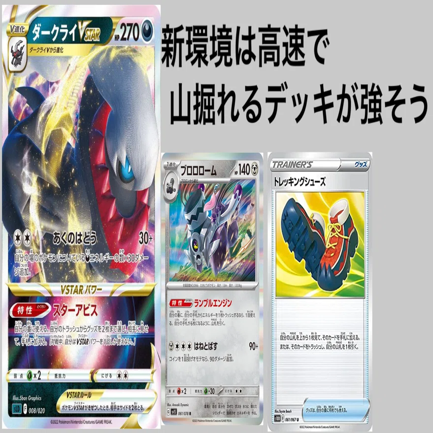 本格構築 【ダークライVstar】デッキ＆二重スリーブ 【公式通販】