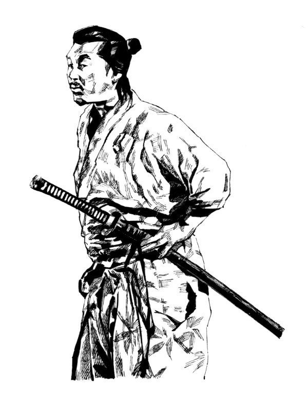 Seven Samurai 1954 イラスト Qnimaru Note Seven Samurai 1954 イラスト Qnimaru Note