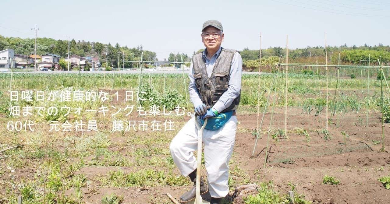 退職後畑を始め 日曜日が健康的な１日に 畑までのウォーキングも楽しむ えと菜園コトモファーム Note