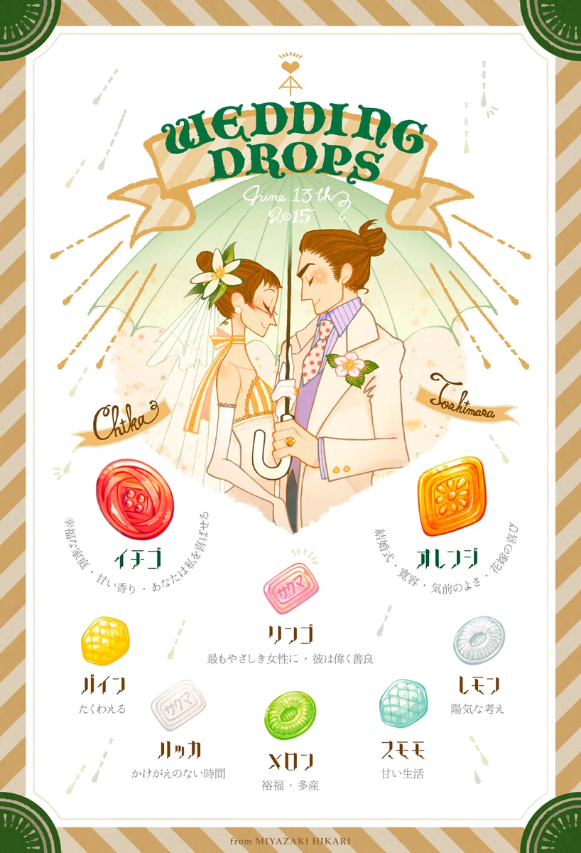 オレオグラフィー 花 絵画 果物 イラストファームドットコム 風水果実