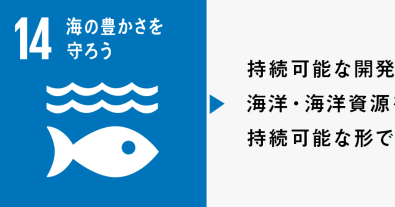 ＜No.24＞SDGsの各ゴール解説⑭        目標14：海の豊かさを守ろう