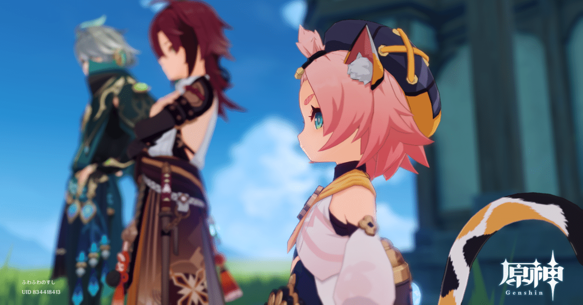 原神展示会シリーズ　スクエアビッグタオル　アルハイゼン 原神 キャラPVシリーズ アクリルストラップ アルハイゼン