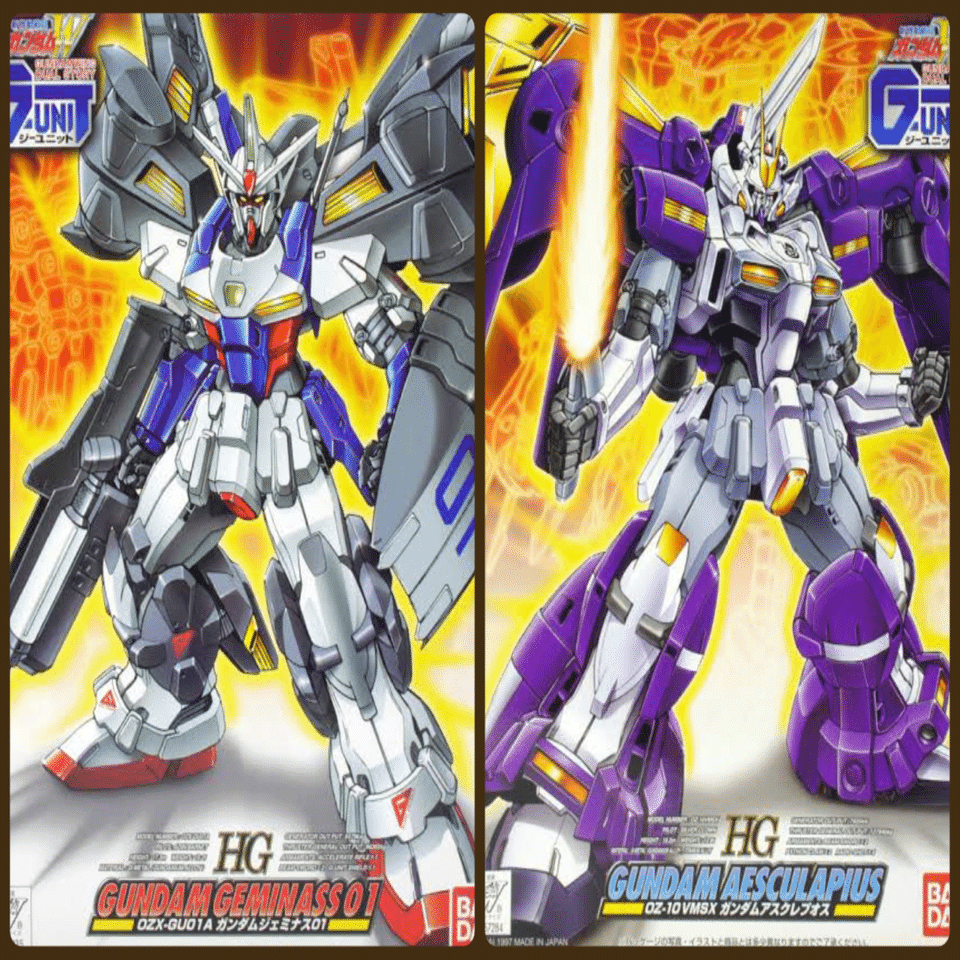 HGガンダム ジェミナス 01を2日間で全塗装してみた。