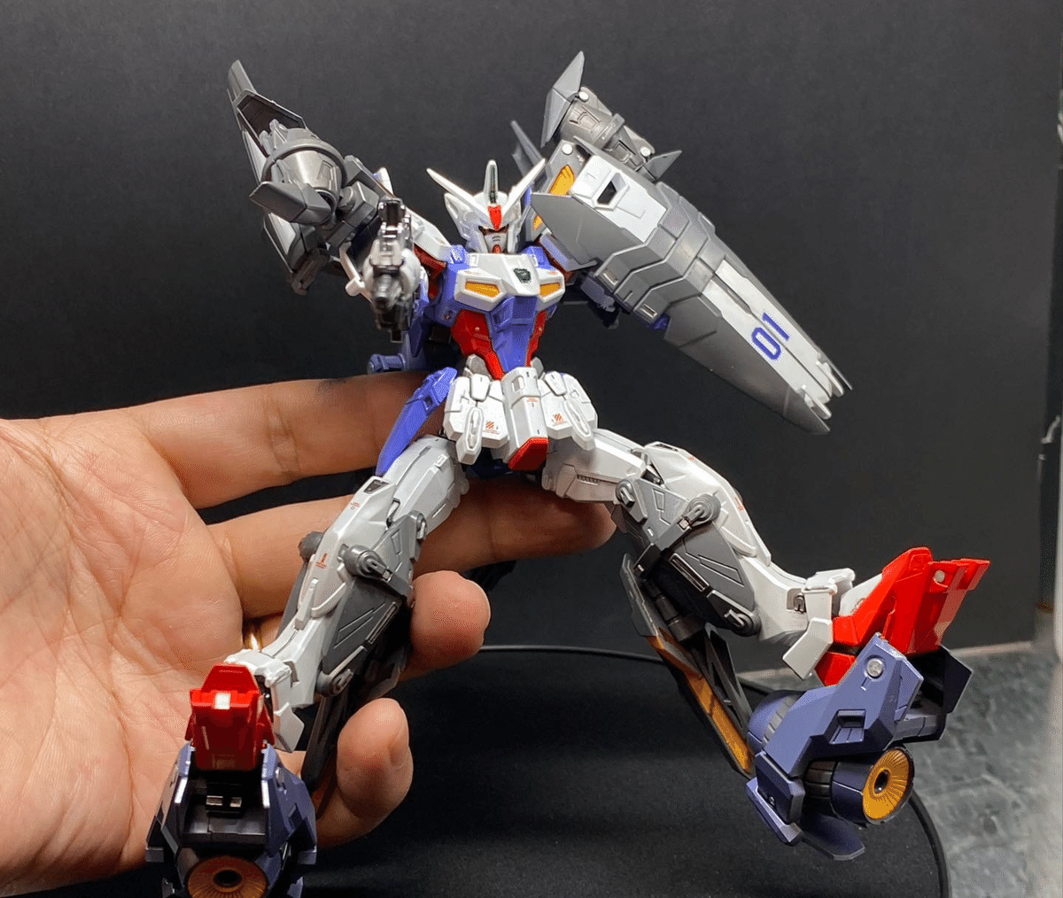 HGガンダム ジェミナス 01を2日間で全塗装してみた。