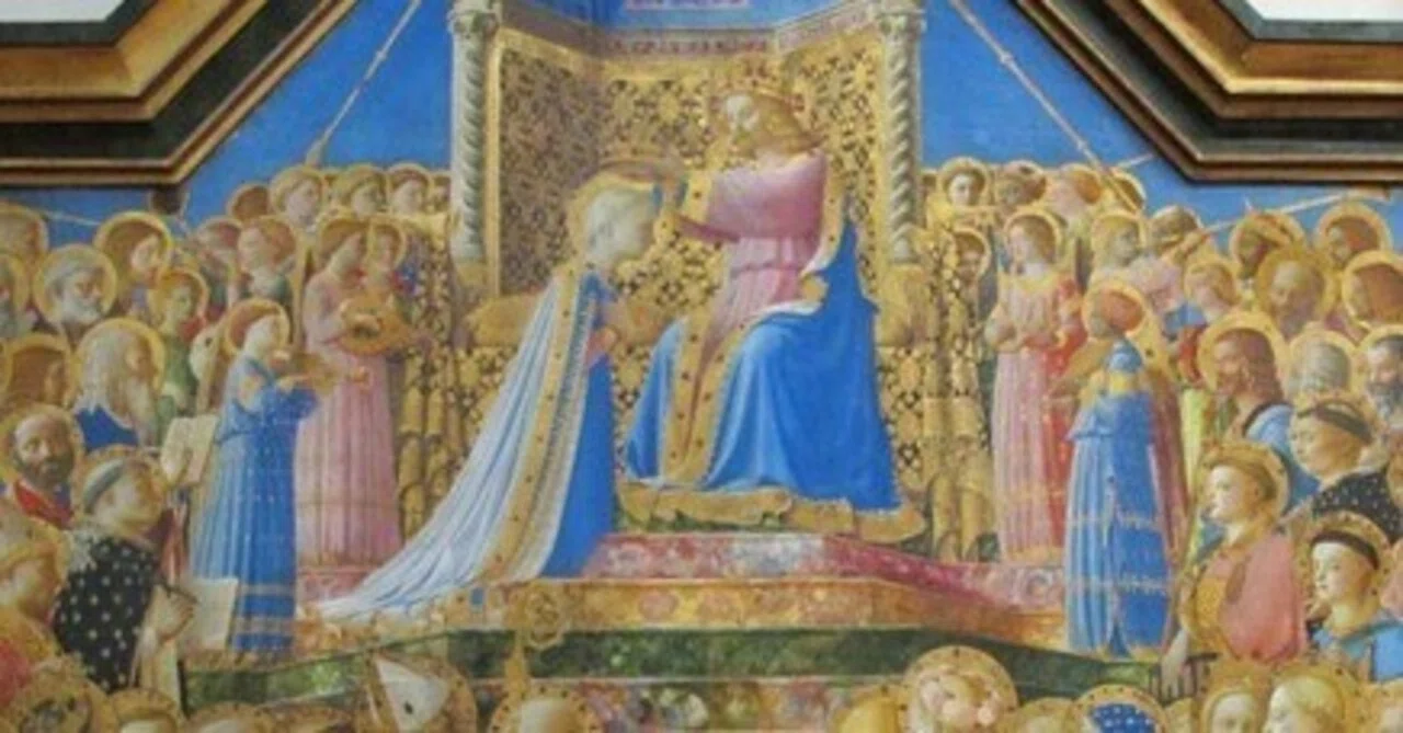 聖母戴冠の祭壇画」フラ・アンジェリコ【ルーヴル美術館の名品150選
