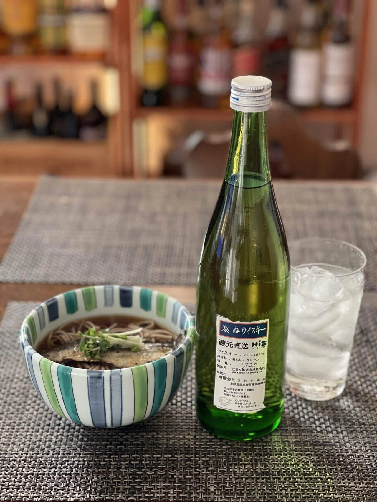 秘酔ウィスキー”でニシン蕎麦｜OnTheTable