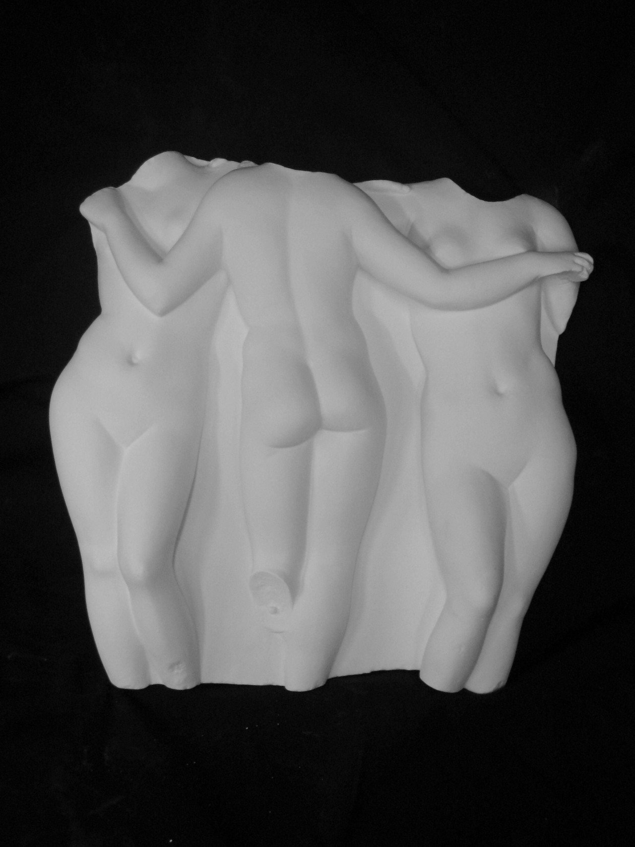 L-635 三美神レリーフ｜石膏像ドットコム（脇本）