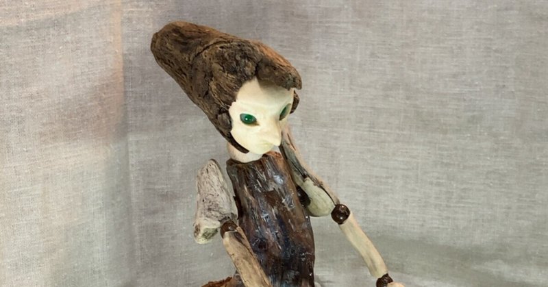 流木を利用した作品群 - 魔女｜木ノ花堂｜note