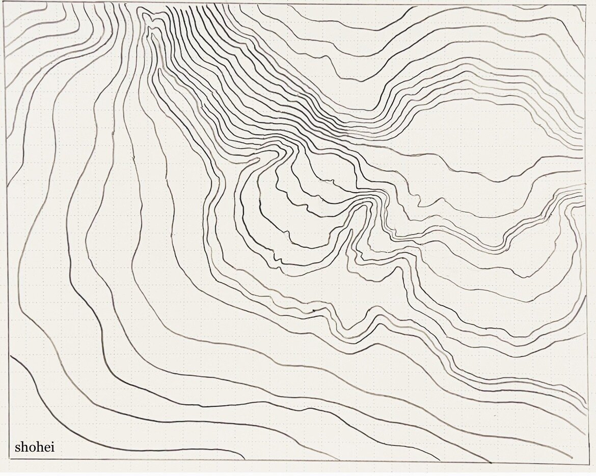地すべり地形 どれが地すべりか探してみてね！｜shohei
