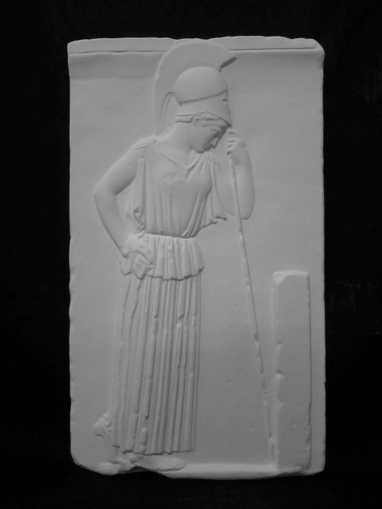 L-664 アテナ神レリーフ｜石膏像ドットコム（脇本）