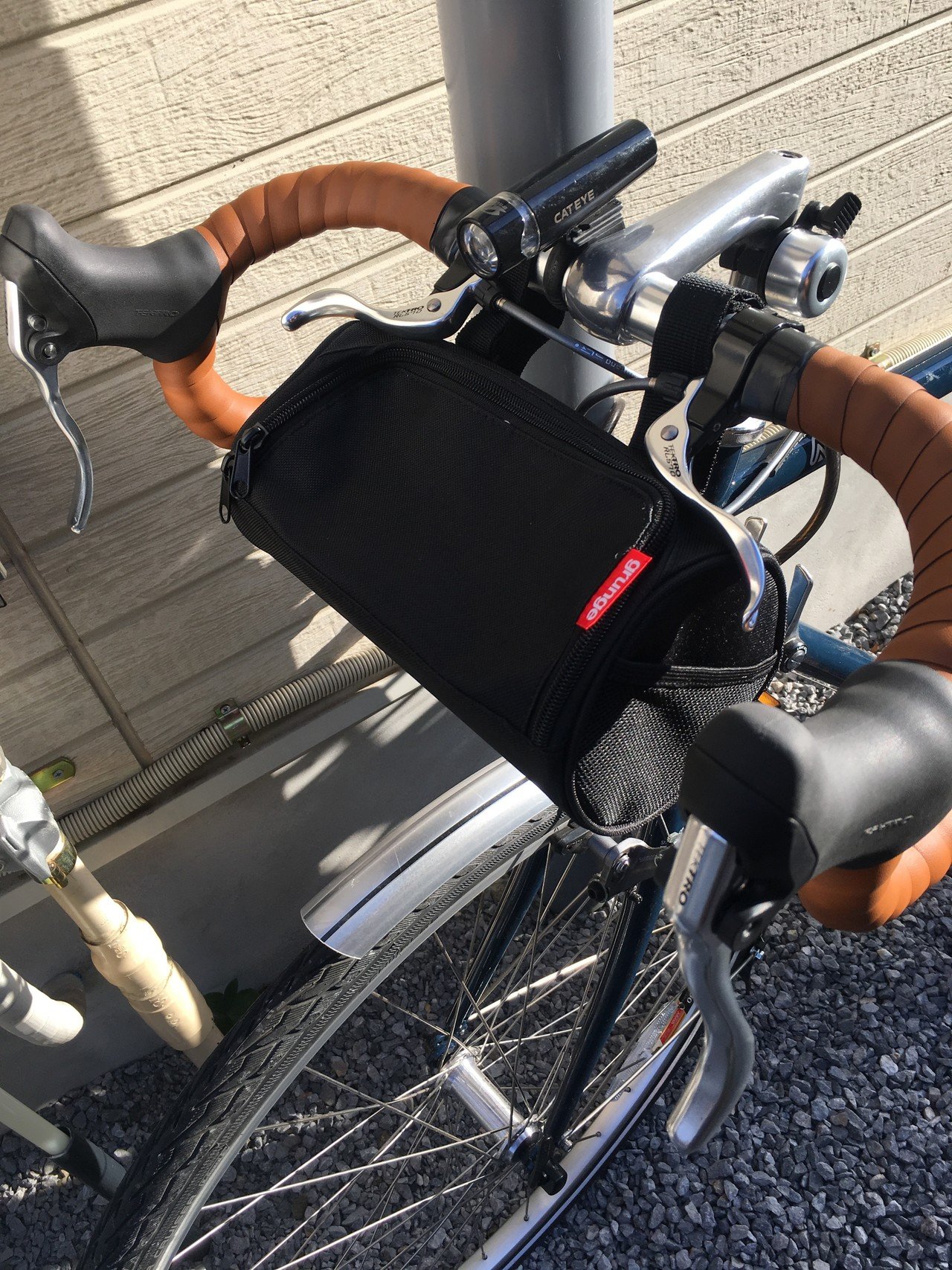 ハンドルバーバッグ装着！！｜ゆずる#チャリ旅