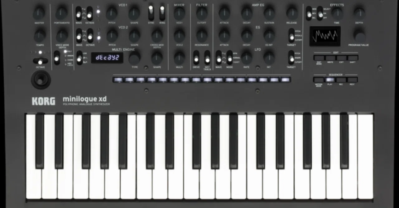 シンセサイザーの音の個性 / korg minilogue xd saw｜komiya hairu