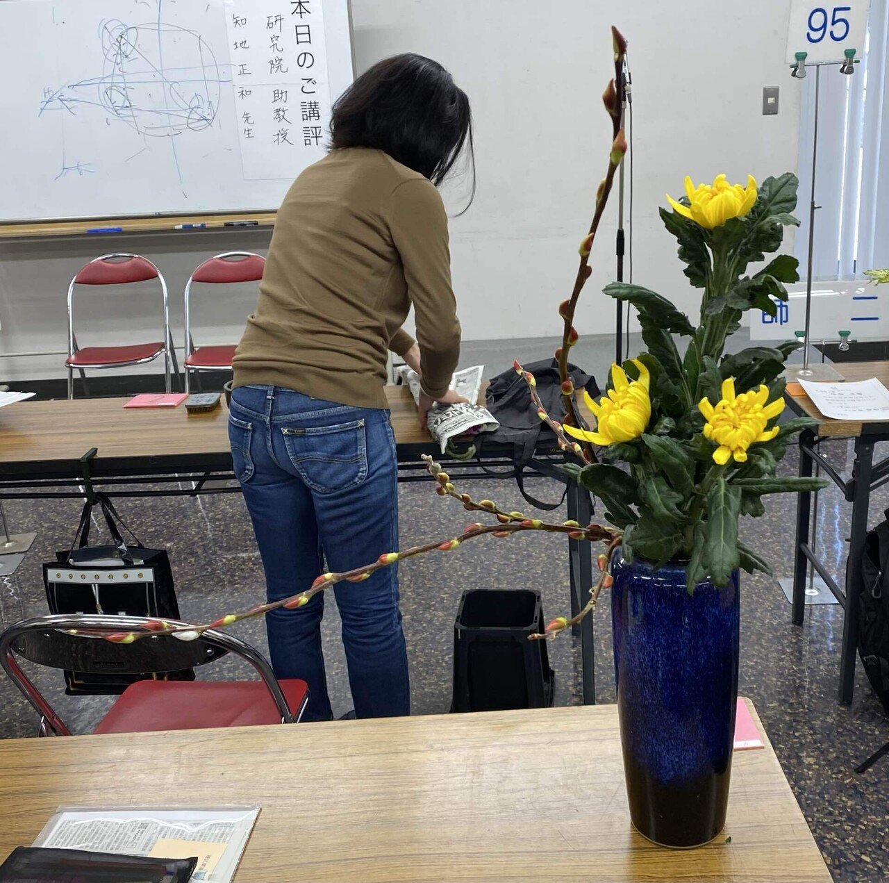 花器 小原流 いけばな 天然 孟宗竹 切根付 二重 生花 存在感 立派 和