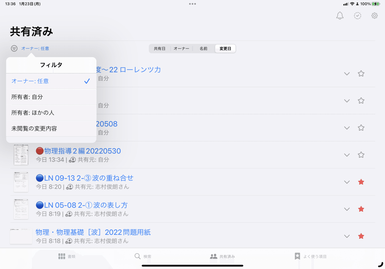 注目度の特徴
