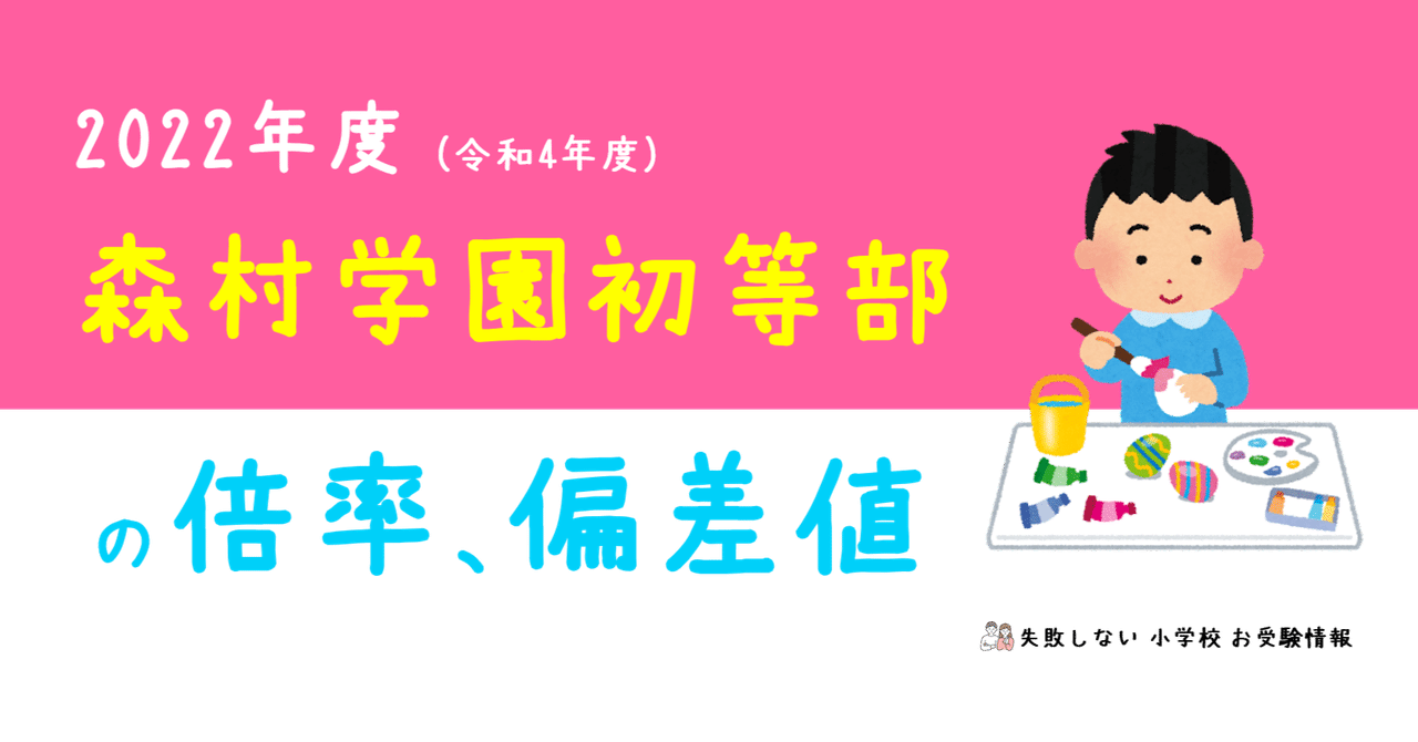 2022年度 森村学園初等部 の倍率、偏差値|失敗しない 小学校 お受験情報 2022年度 森村学園初等部 の倍率、偏差値|失敗しない 小学校 お受験情報