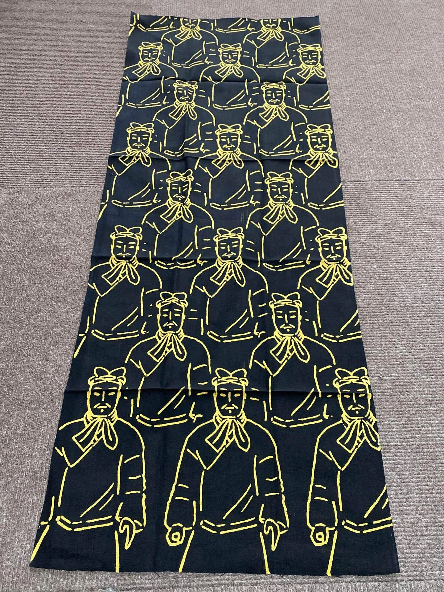 今日の手ぬぐい。兵馬俑と古代中国展のお土産。｜phantasien