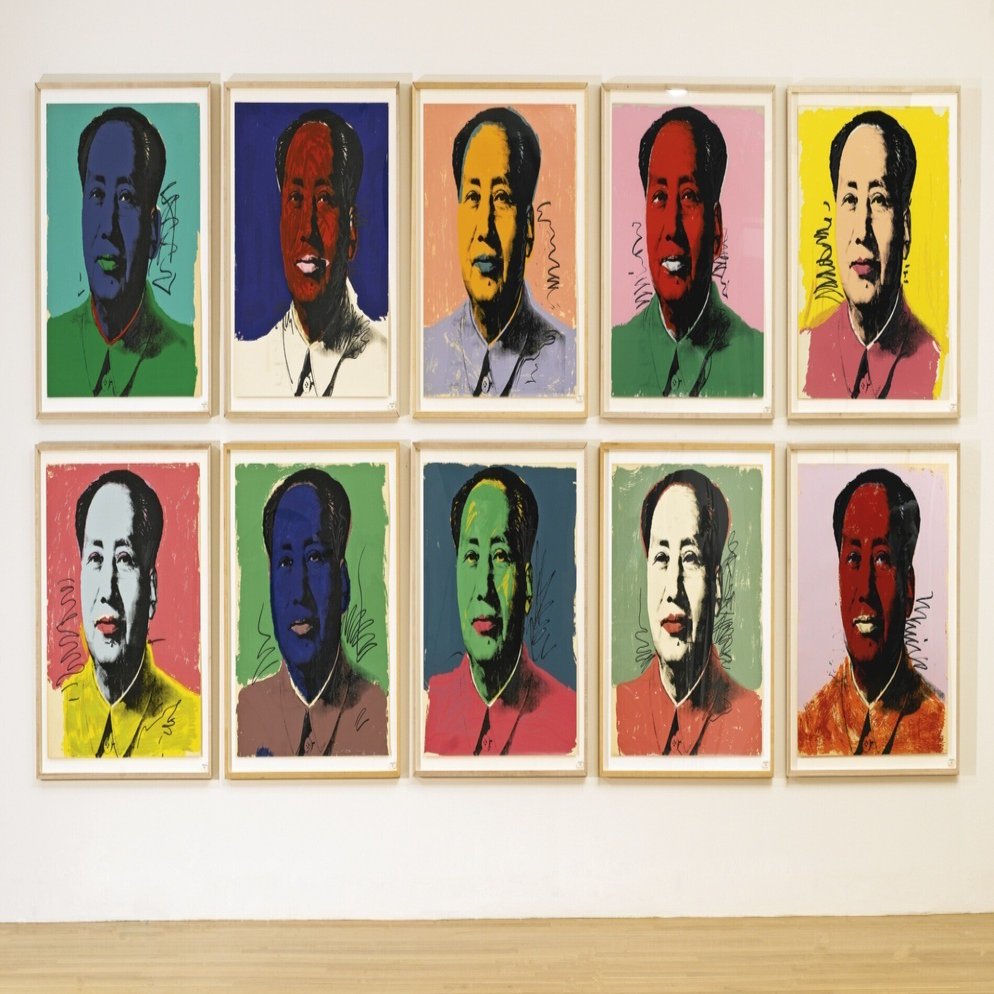 前衛絵画としてのウォーホル作品 その1：抽象画的発想によって描かれ