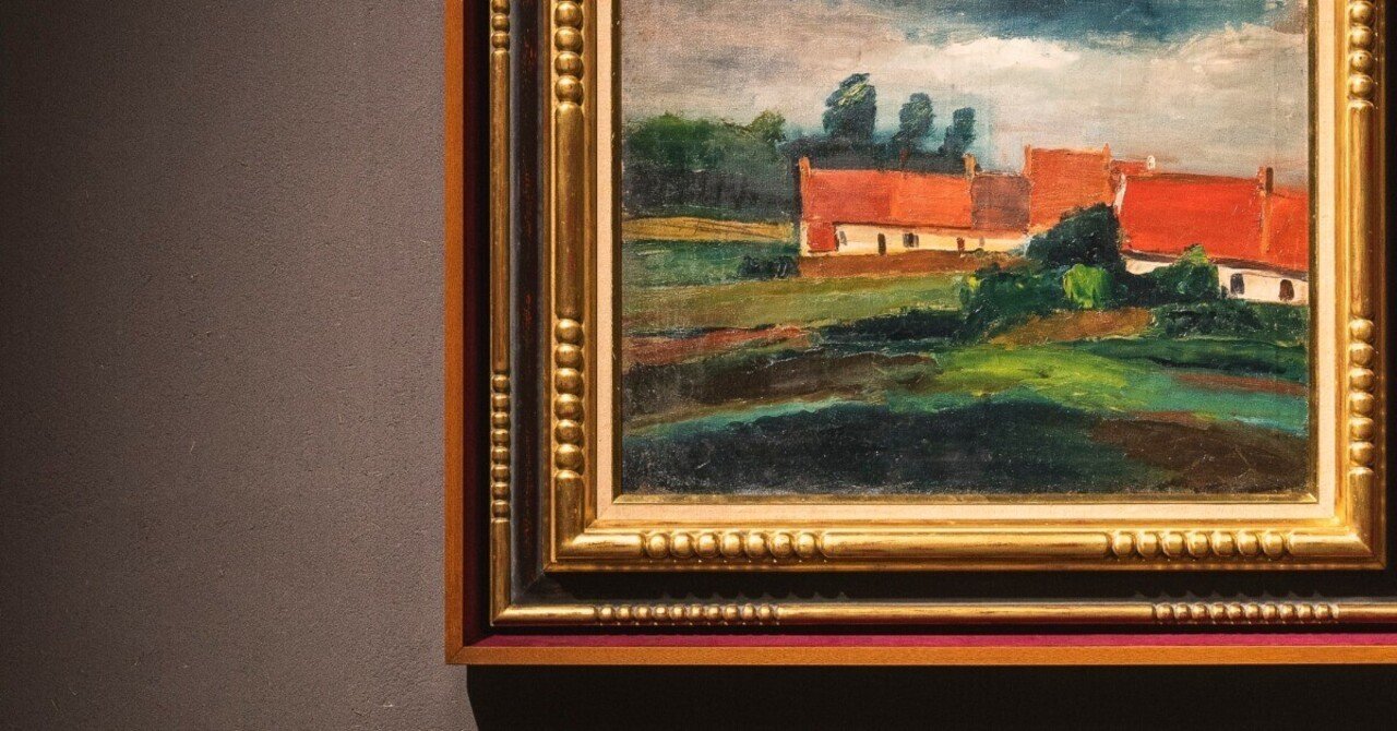 コラム】佐伯祐三の第1次パリ時代－《オニー風景》【1月28日絵画