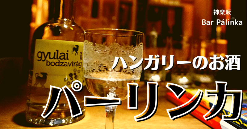【飲む香水】ハンガリーのフルーツ酒「パーリンカ」を体験 Bar Pálinka（神楽坂）