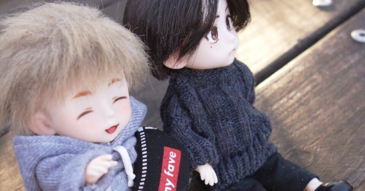 セリアドールカスタム④フェイクファーウィッグ（友弥くん完成）｜どるんぬ