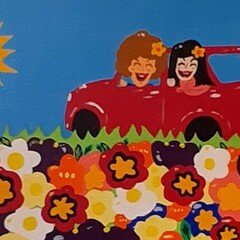 100号の大作② 人生初の大作 山を越えて｜ハッピー太陽画家小楠アキコ