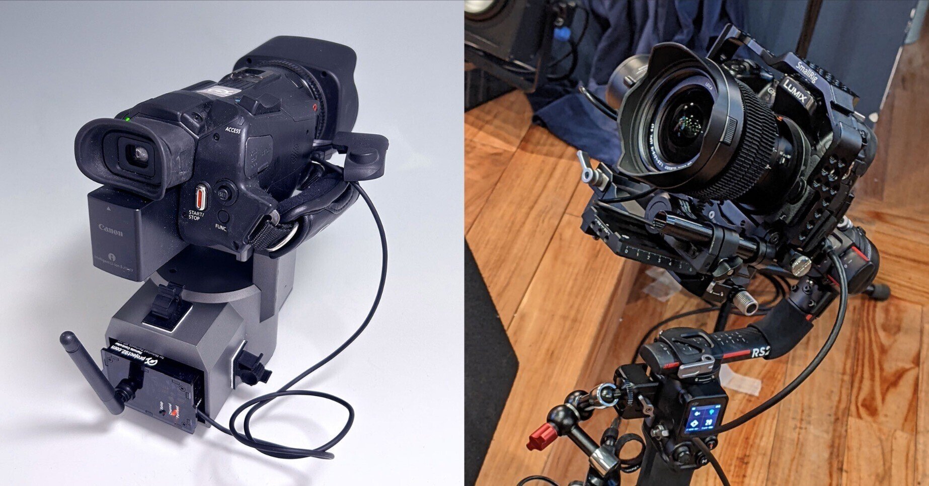 既存のビデオカメラやミラーレスカメラをリモートPTZカメラにする
