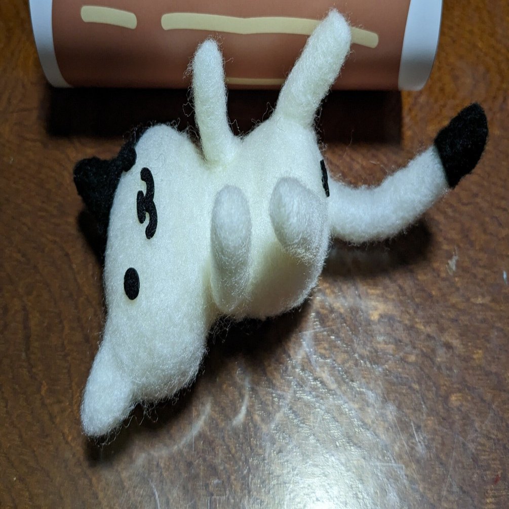 2人のルイ=＾・ω・＾=ニードルフェルトでねこあつめのしろくろ