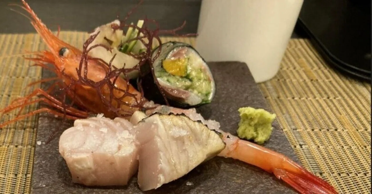 Savoring the essence of 'this is sushi' with large gizzard shad that ...