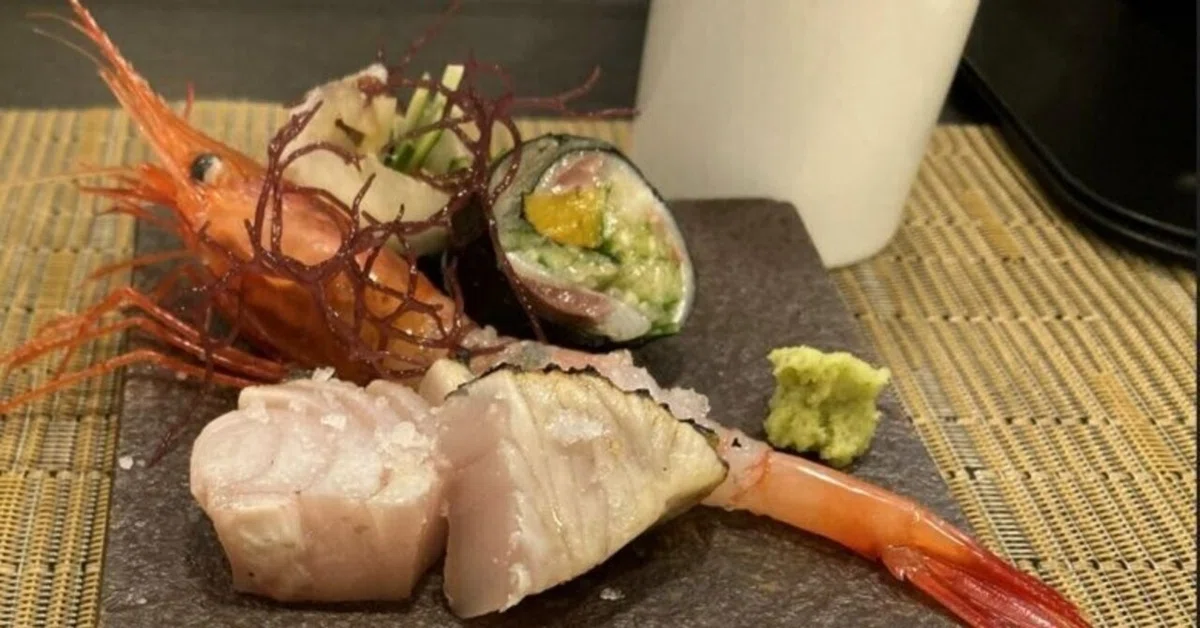 Savoring the essence of 'this is sushi' with large gizzard shad that ...