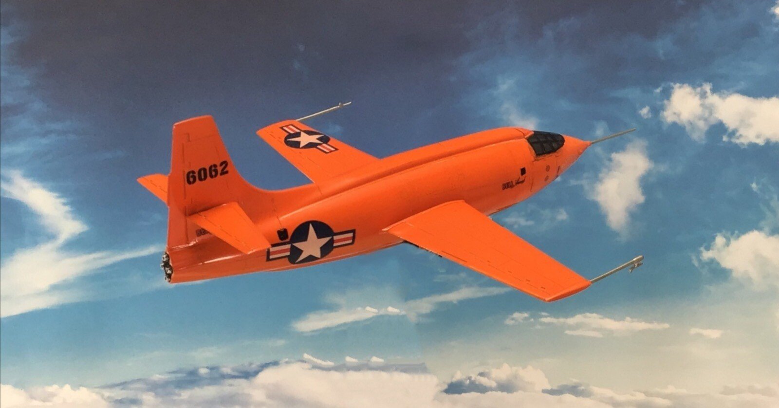 タミヤ 1/72 BELL X-1 MACH BUSTER……でも我々は”Glamorous Glennis”と
