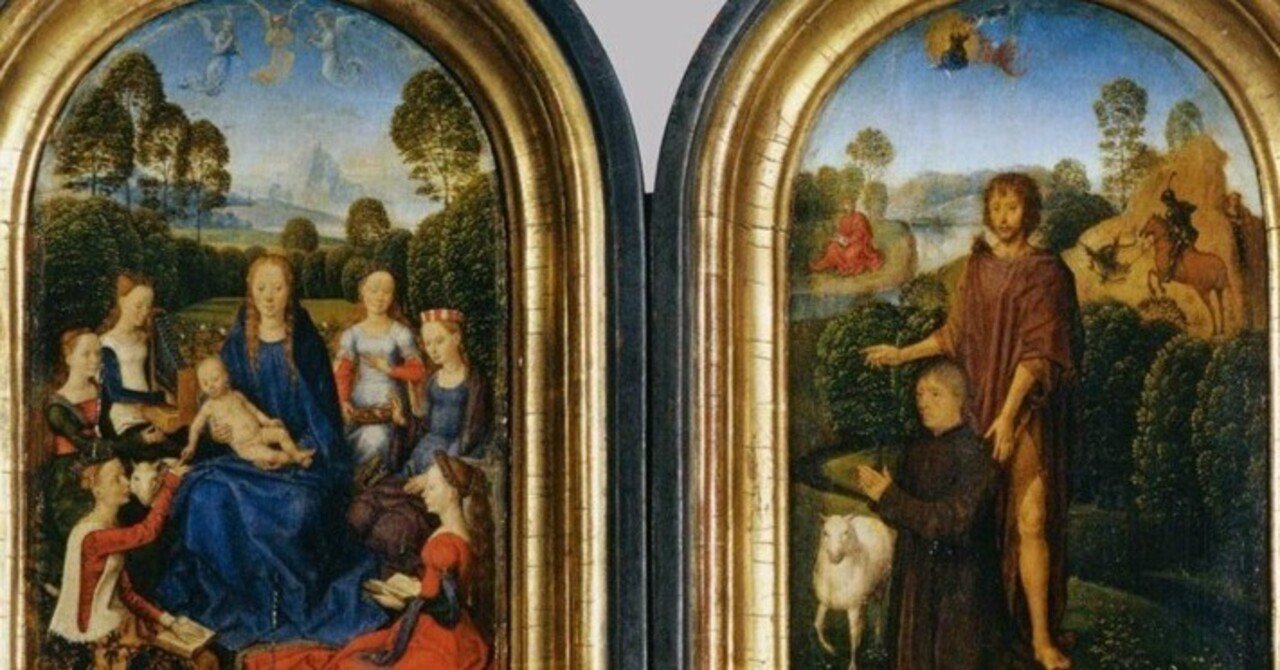 ジャン・ド・スリエの二連祭壇画」ハンス・メムリンク【ルーヴル美術館