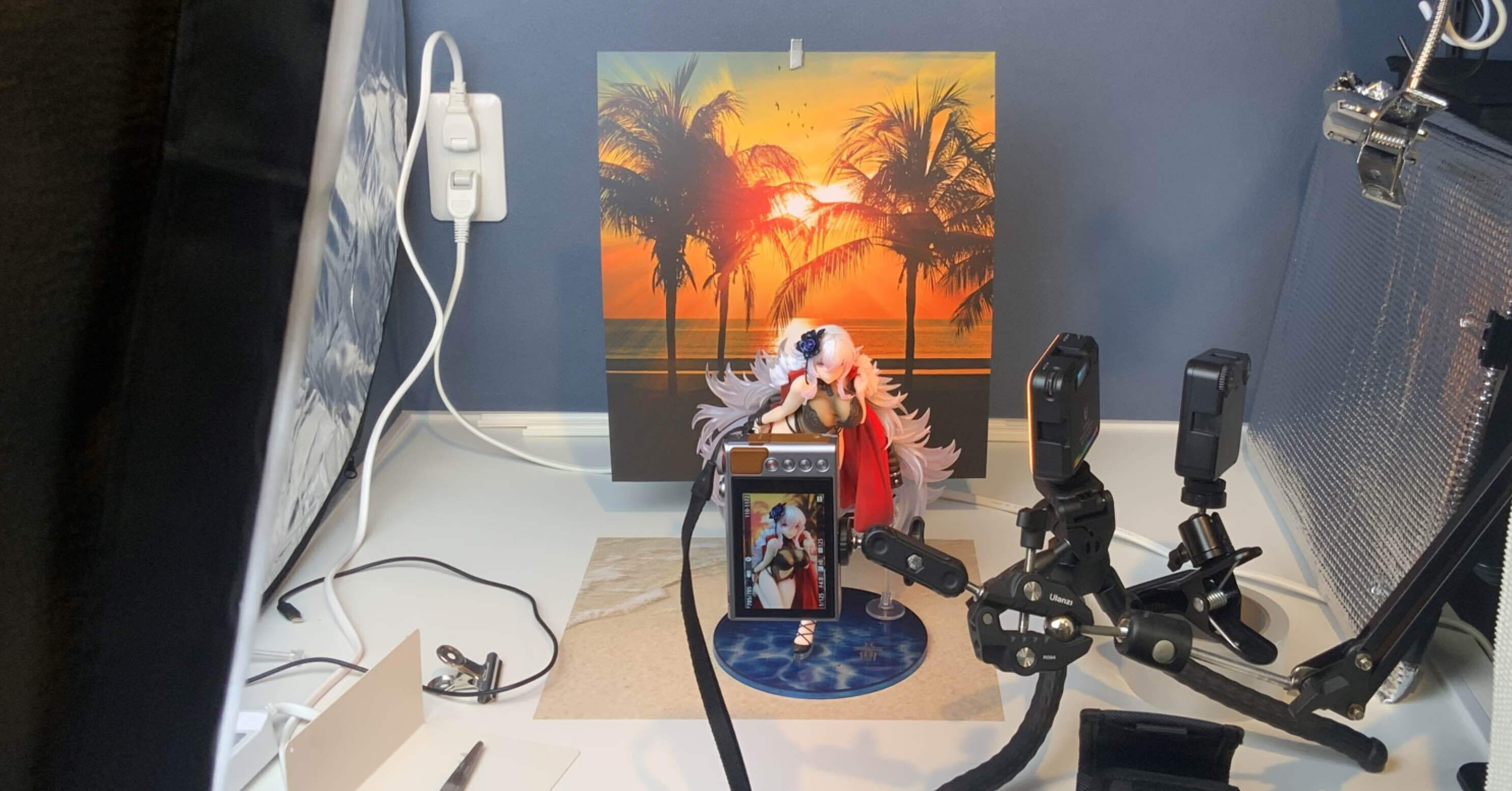 フィギュア撮影 アズールレーン グラーフ・ツェッペリン 砂浜のウルズ