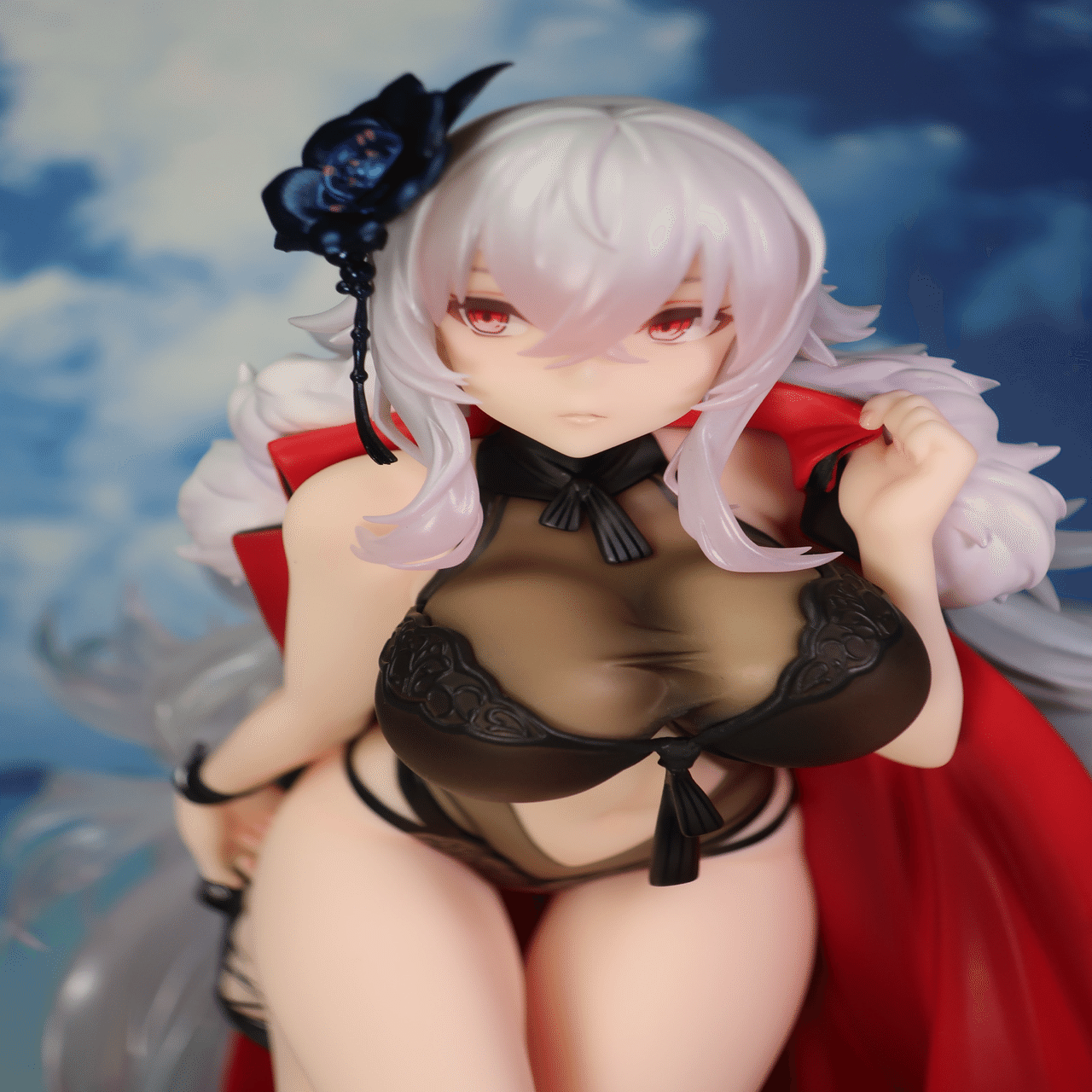 フィギュア撮影 アズールレーン グラーフ・ツェッペリン 砂浜のウルズ