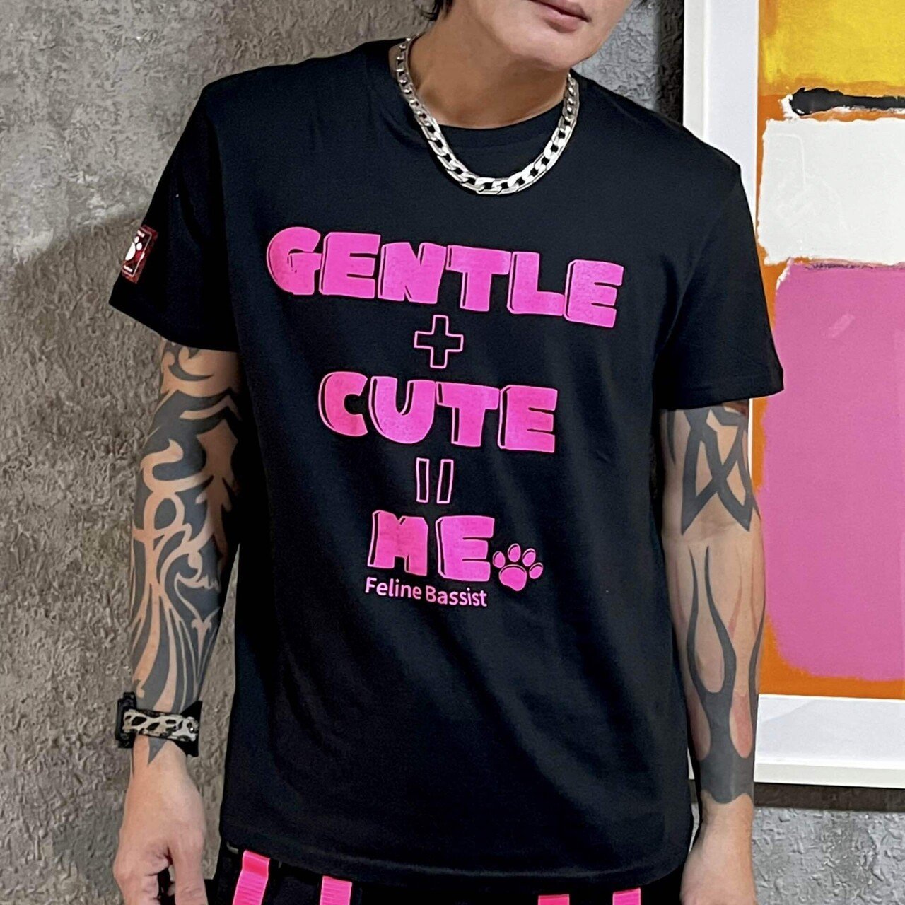 SOPHIA黒柳能生 GENTLE + CUTE ＝ME Tシャツ SOPHIA黒柳能生 GENTLE + CUTE ＝ME Tシャツ（Docking Sleeve