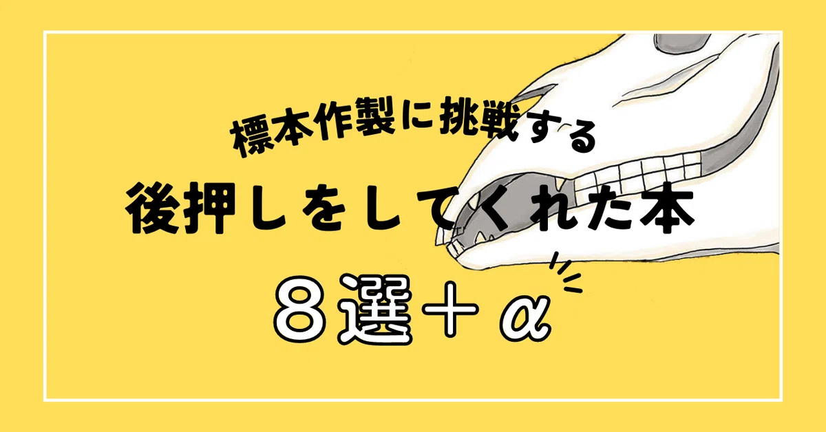 標本作製に挑戦する、後押しをしてくれた本 8選＋α｜やりゆきこ