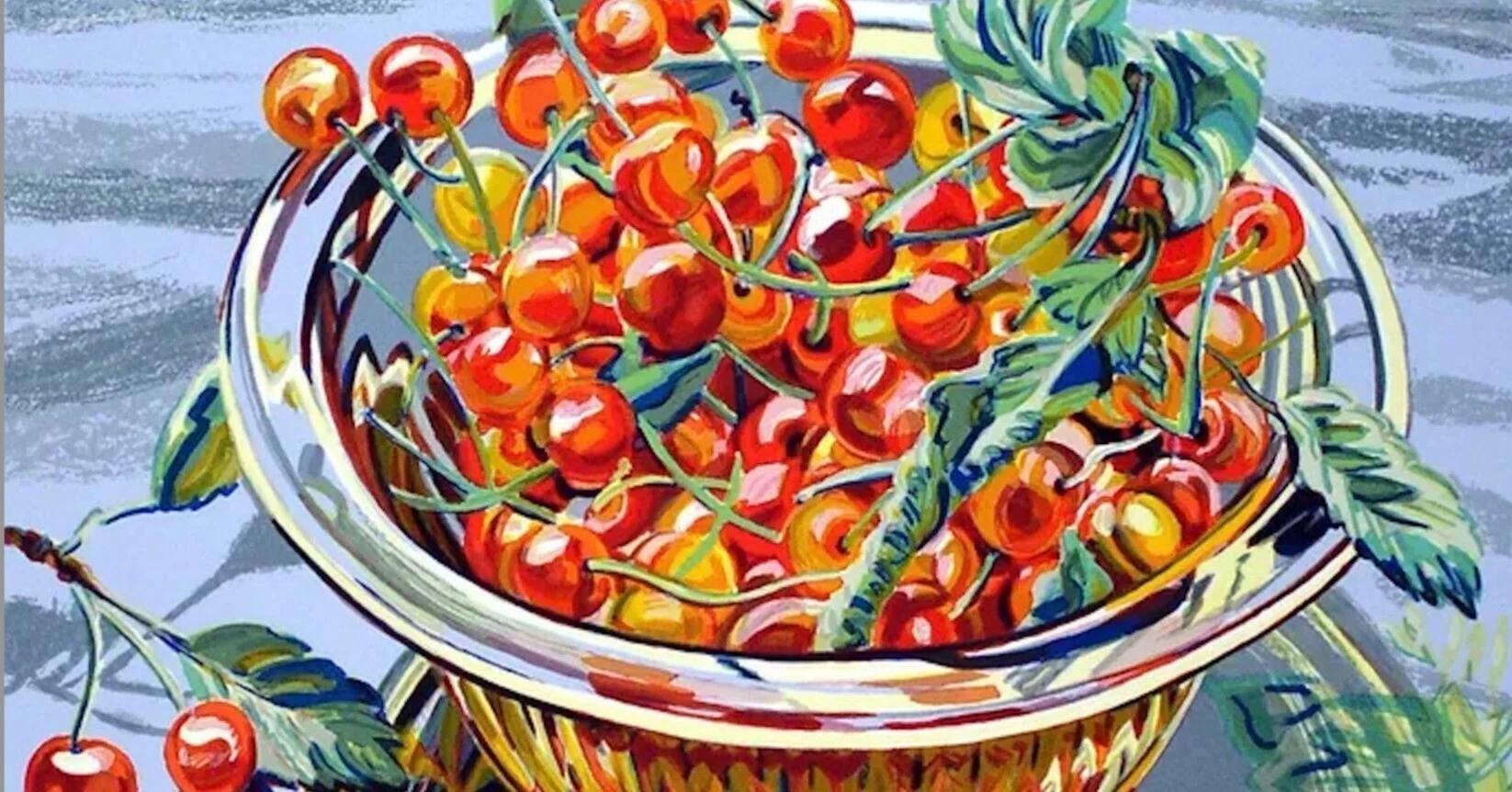 肉質画【静物】作者不明 赤い布の上の果物の静物 - 作者不明 | FeelTheArt