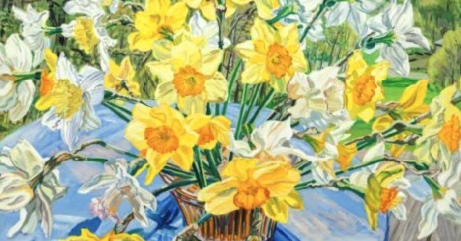 今日の1枚）水仙と春の木-Janet Fish｜artoday - chiaki