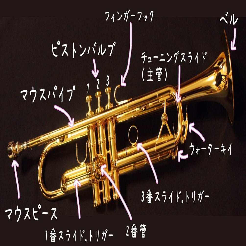 002.トランペット本体について知ろう｜荻原明（おぎわらあきら