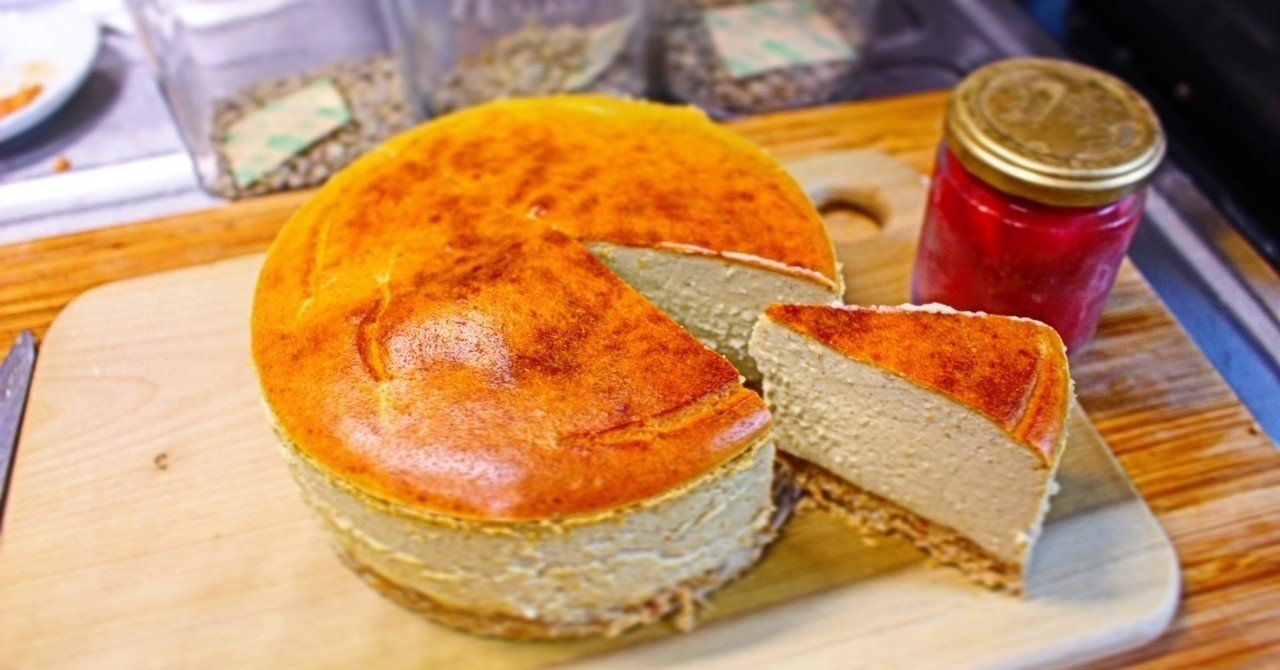 お豆腐チーズケーキ Kayas Kitchen Note