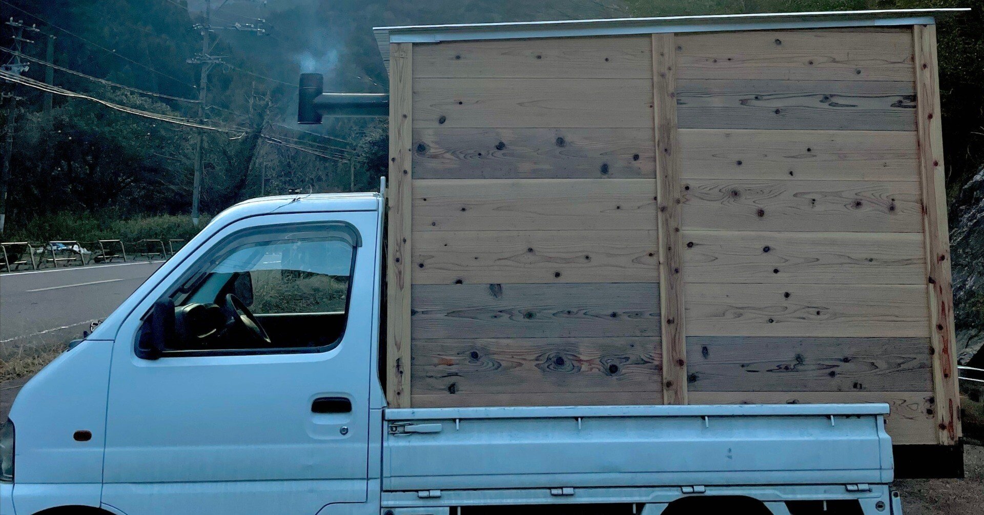 軽トラの荷台に『keitora sauna』を造った話｜ITADORI SAUNA｜岐阜県関市