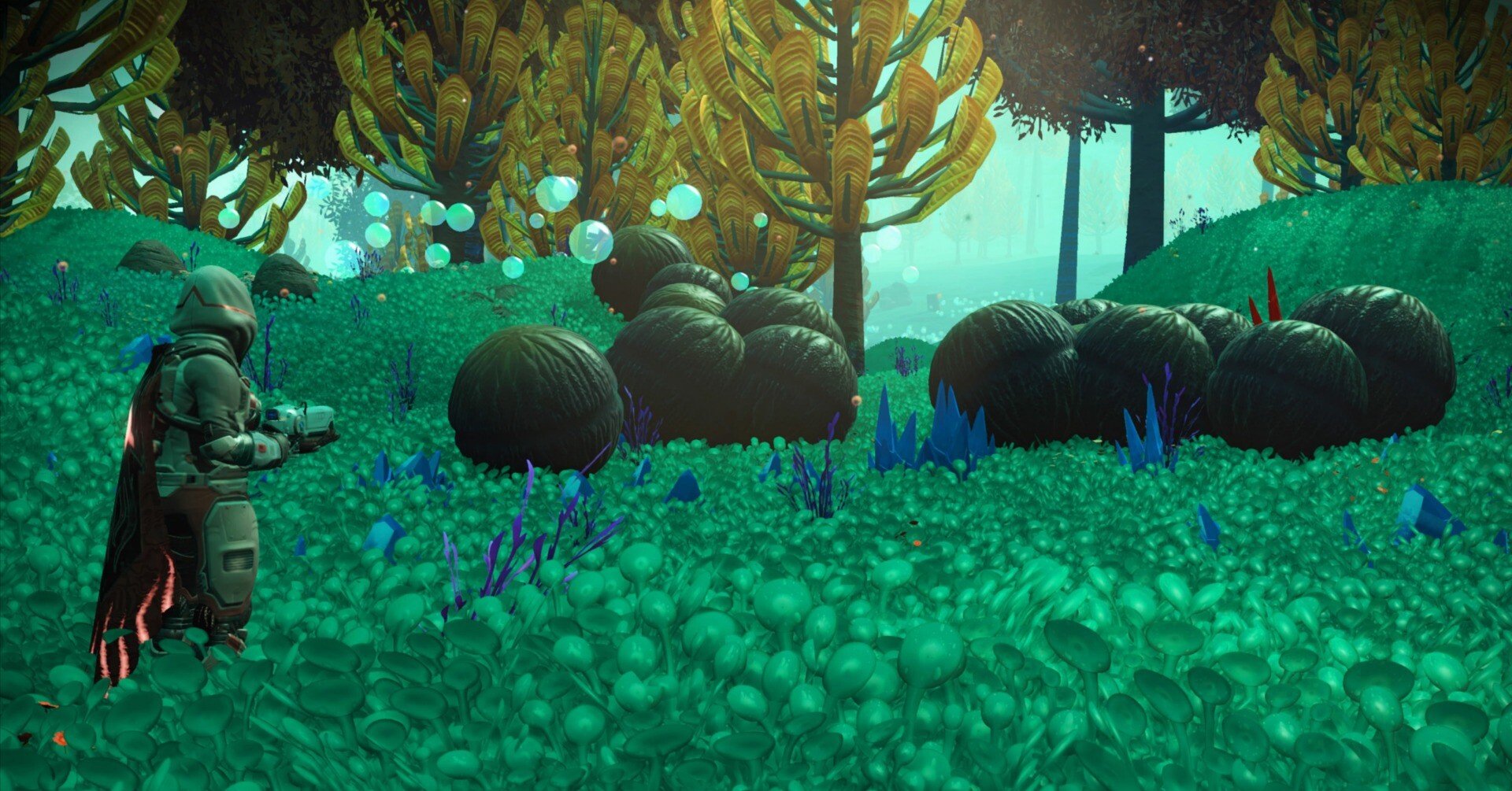 不思議な鉱脈で最高効率ナノマシン稼ぎ No Man's Sky（ノーマンズ