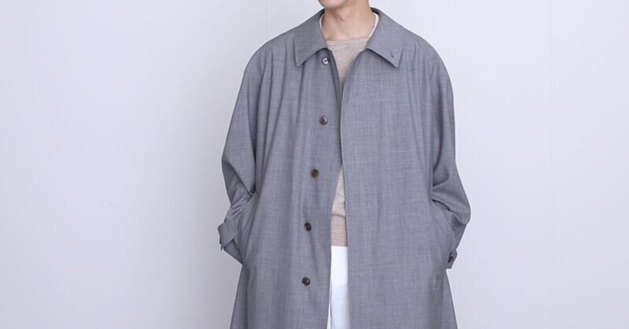 AURALEEより、待望のTROPICAL WOOLを使用したステンカラーコートが入荷