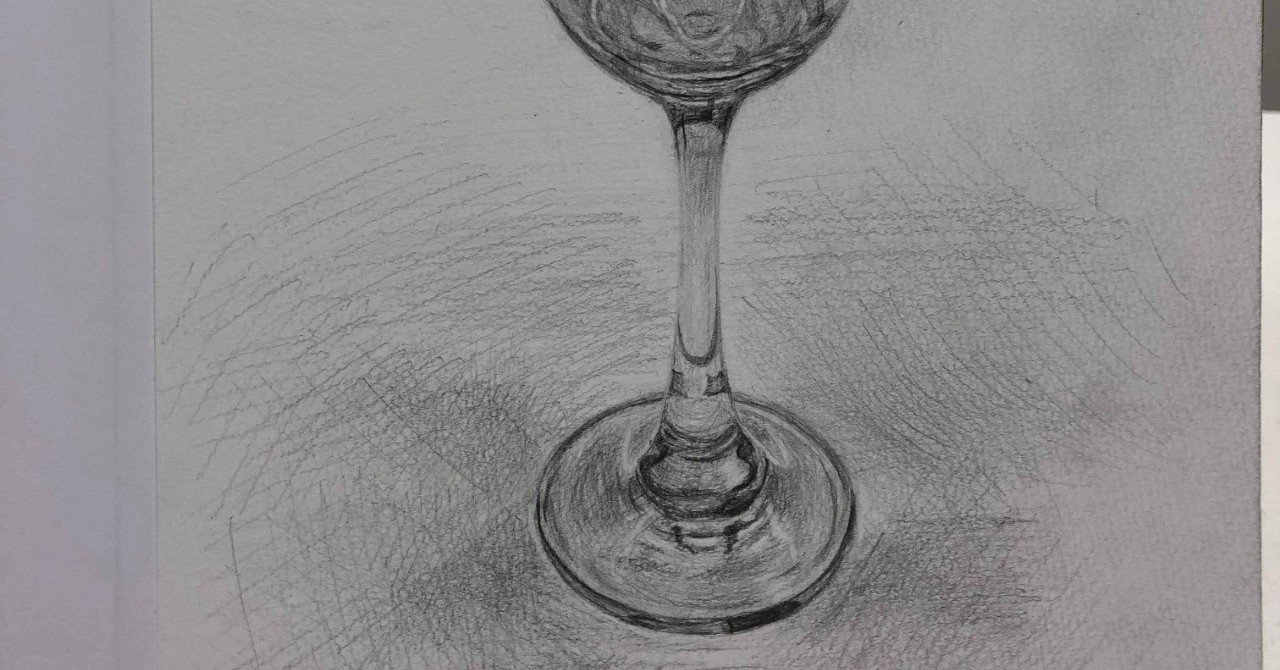 一本の線で3dは描けるか おじさんデッサン7回目 ワイングラス Tatsufico Watanabe Note 一本の線で3dは描けるか おじさんデッサン7回目 ワイングラス Tatsufico Watanabe Note