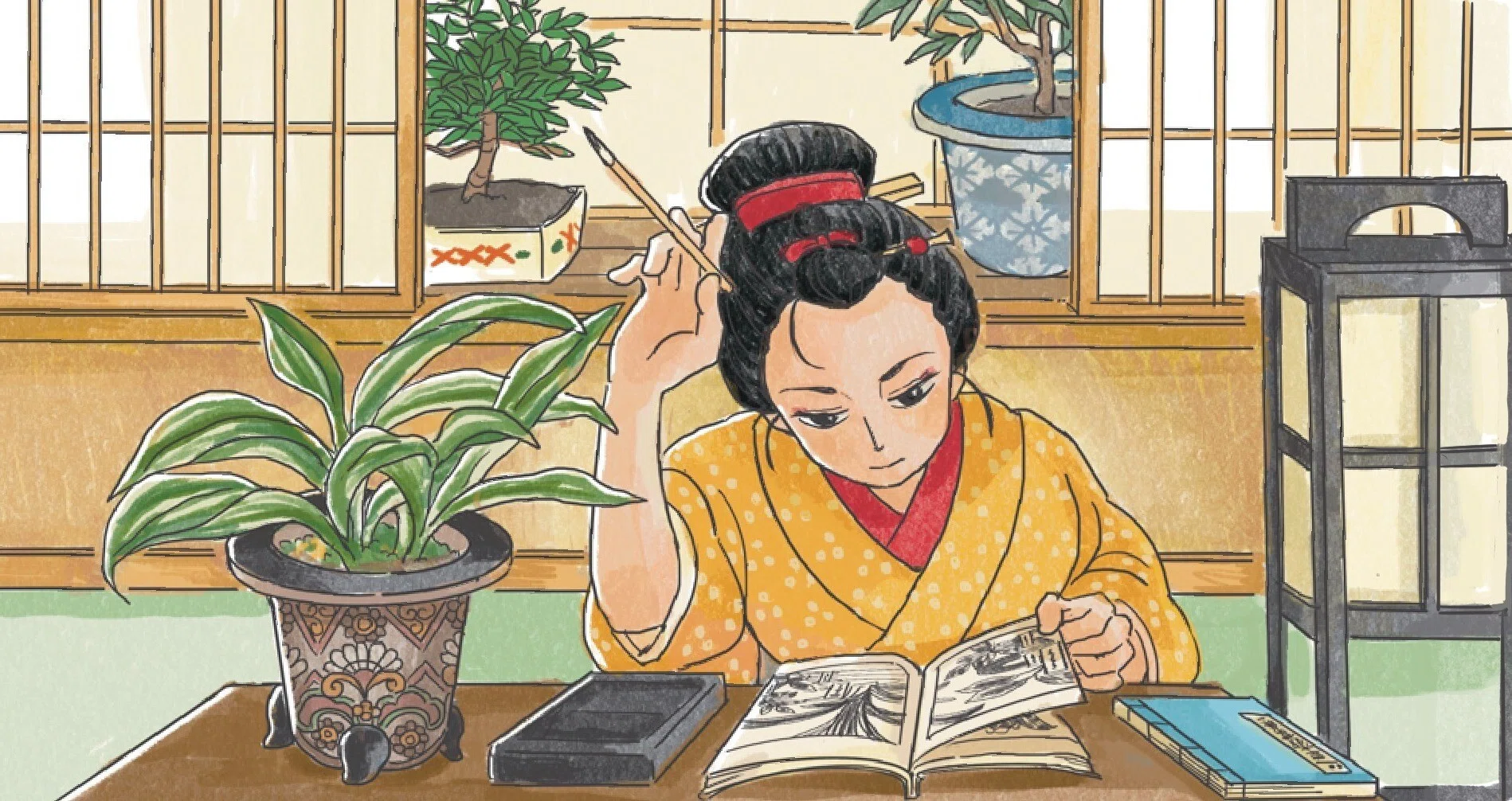 イラストで見る江戸の園芸｜日本花卉文化株式会社｜note