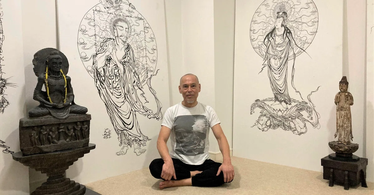 立体的な彫刻アート 人々の集まり