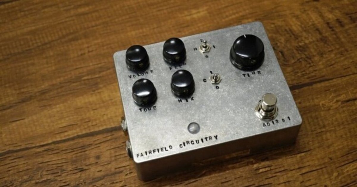 【2024年最新】大人気ブランドの人気アイテム  最高峰のダークなアナログディレイペダル。FAIRFIELD CIRCUITRY 
