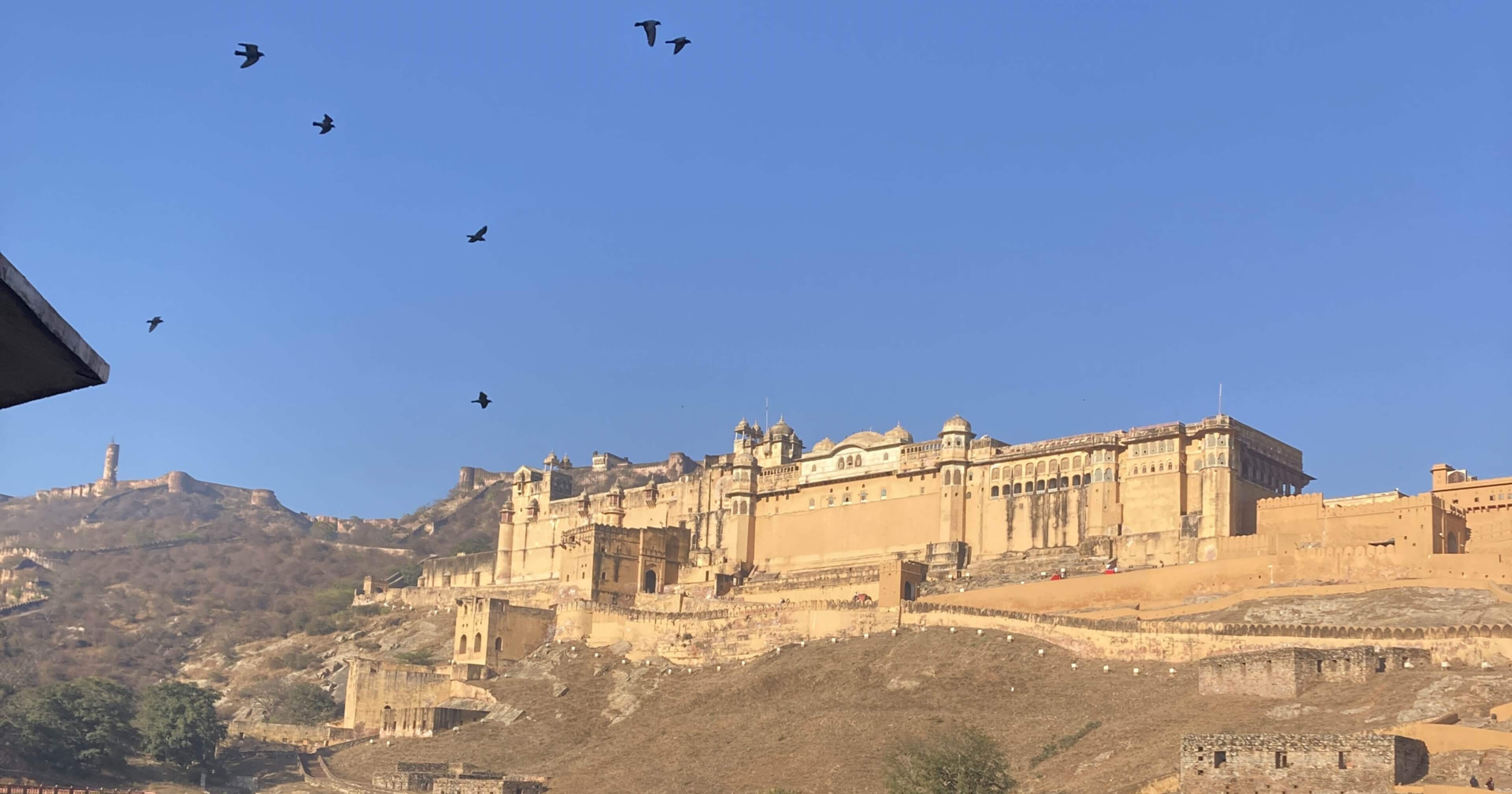 北インド】要塞から臨むピンクシティ｜Chifuku