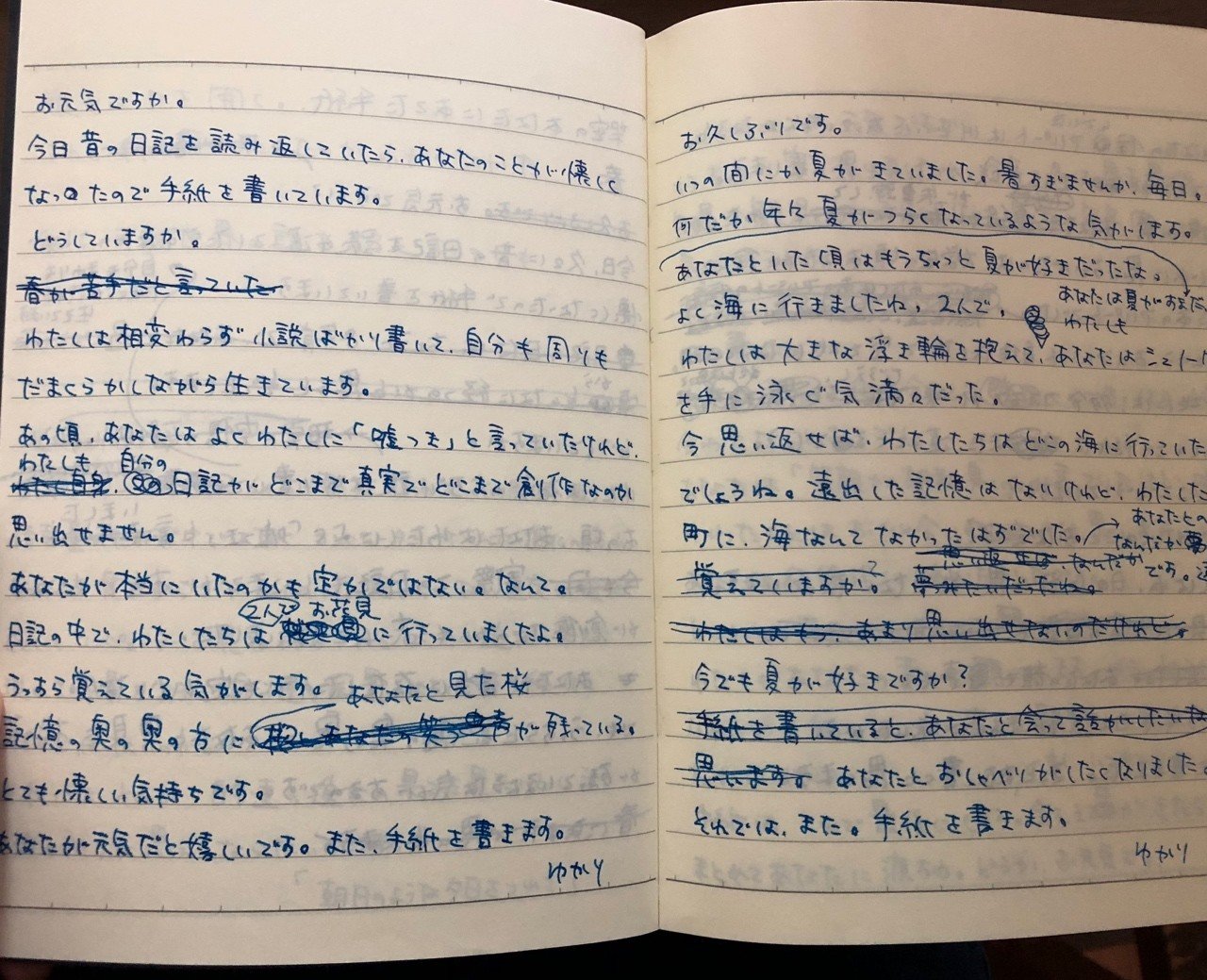 ノートの話 村谷由香里 Note